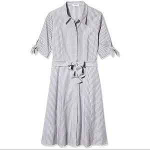 NWT Calvin Klein Cotton Midi Shirt Dress